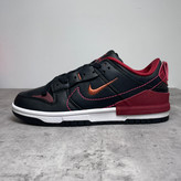 کتونی زنانه نایک مدل Dunk Low Disrupt2 Black Red رنگ مشکی قرمز