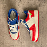 کتونی Air Force 1 طرح Louis Vuitton سفید آبی قرمز | مستر کوالیتی